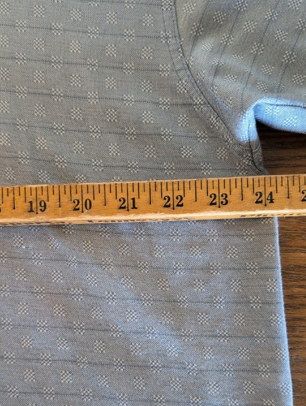 PING Light Blue Polo with Subtle Pattern - Picture 4 of 6